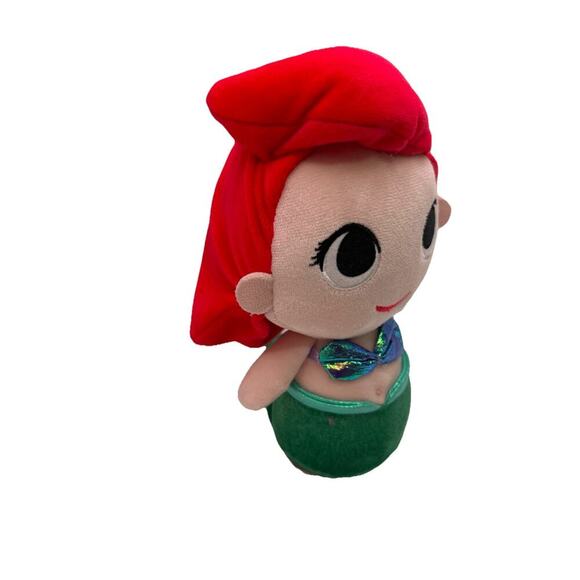 Disney Little Mermaid Ariel Ursula Flounder Plush Beanbag Set Stuffed Animal - Picture 4 of 13
